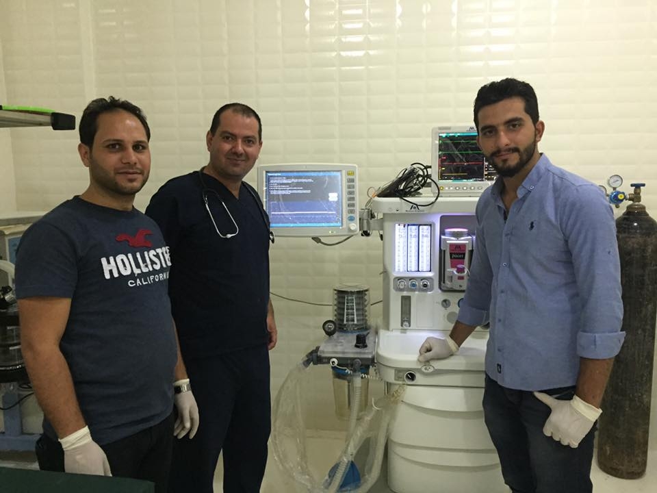 AL-MUBDAA Scientific Company in AL-Tawfiq Hospital / Anesthesia workstation Meditec ( ENGLAND )  
