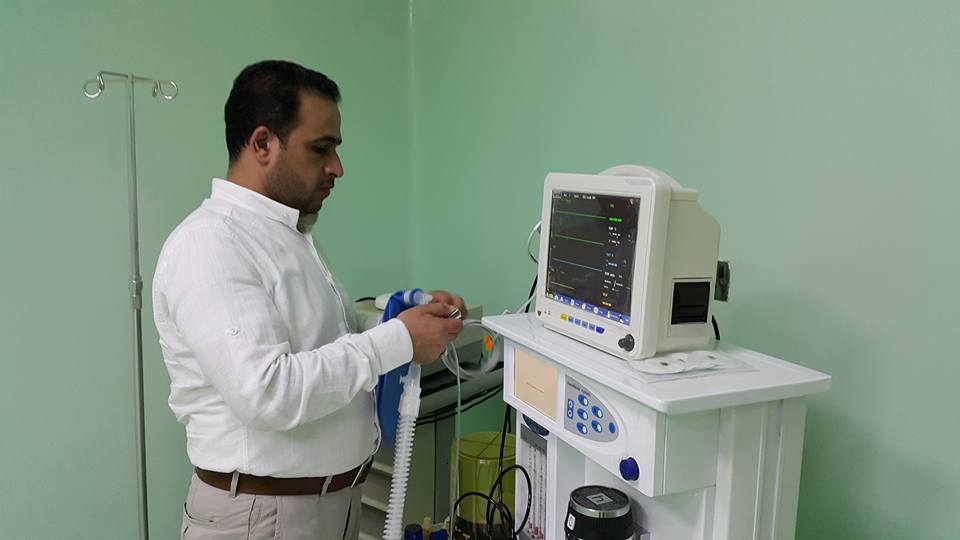 AL-MUBDAA Scientific Company in Lebanese University Hospital / Anesthesia carts