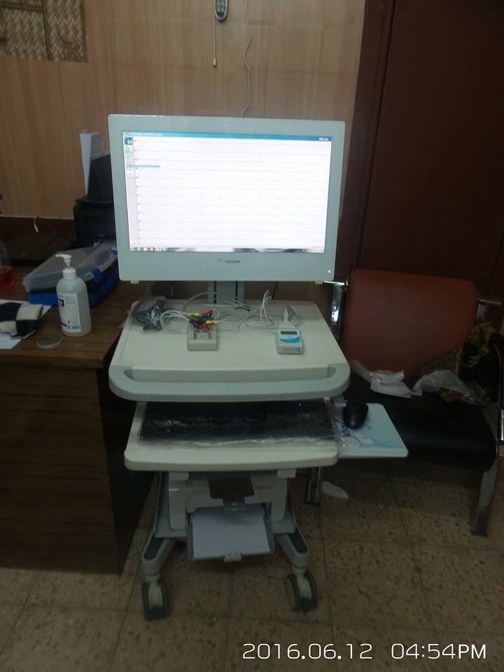 AL-MUBDAA Scientific Company in Dr.MAJED KHANJR / STRESS ECG with treadmill