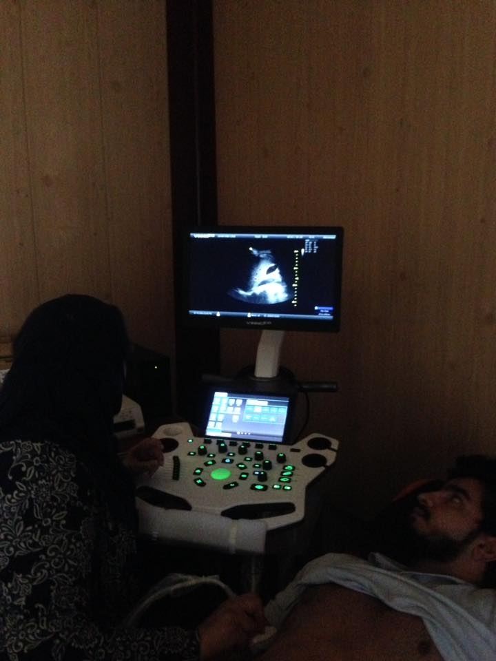 AL-MUBDAA Scientific Company in Dr. SAHAR FARIS / Ultrasound VINNO E-10