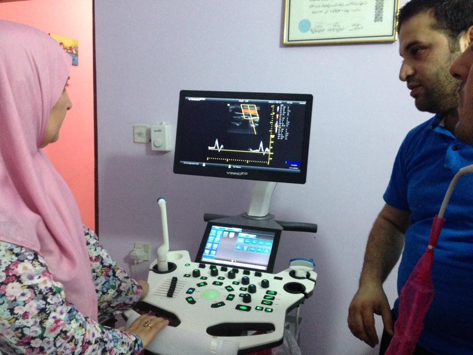 AL-MUBDAA Scientific Company in Dr. ETHAR MOHAMMED MAHDY / Ultrasound VINNO E-10