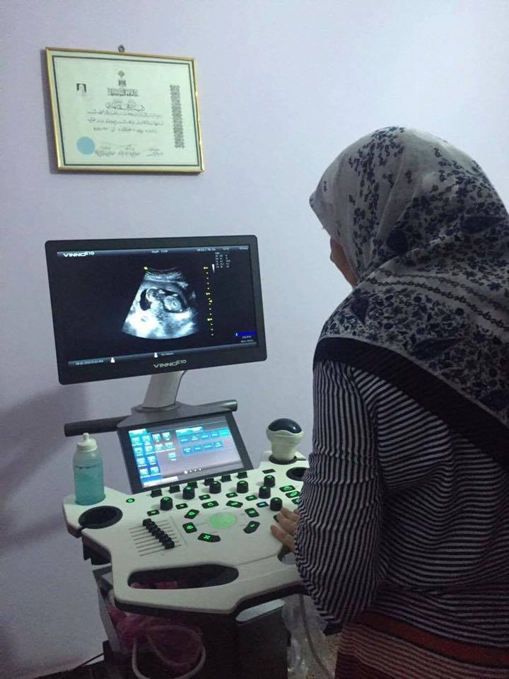 AL-MUBDAA Scientific Company in Dr. ETHAR MOHAMMED MAHDY / Ultrasound VINNO E-10