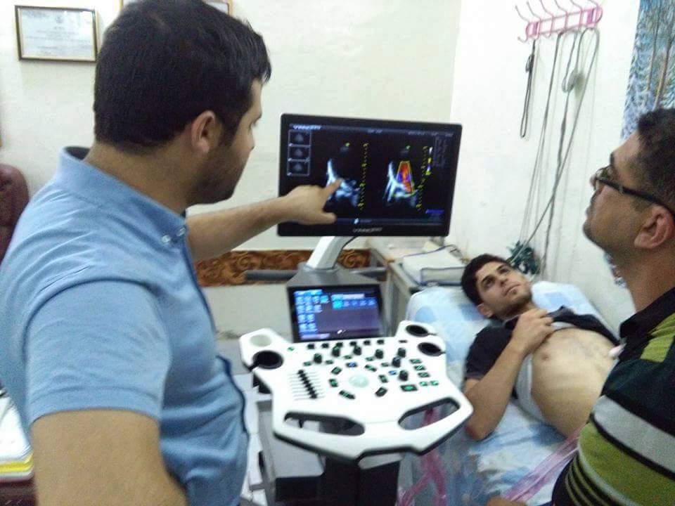 AL-MUBDAA Scientific Company in Dr. aqeel manthor Ultrasound VINNO E-20