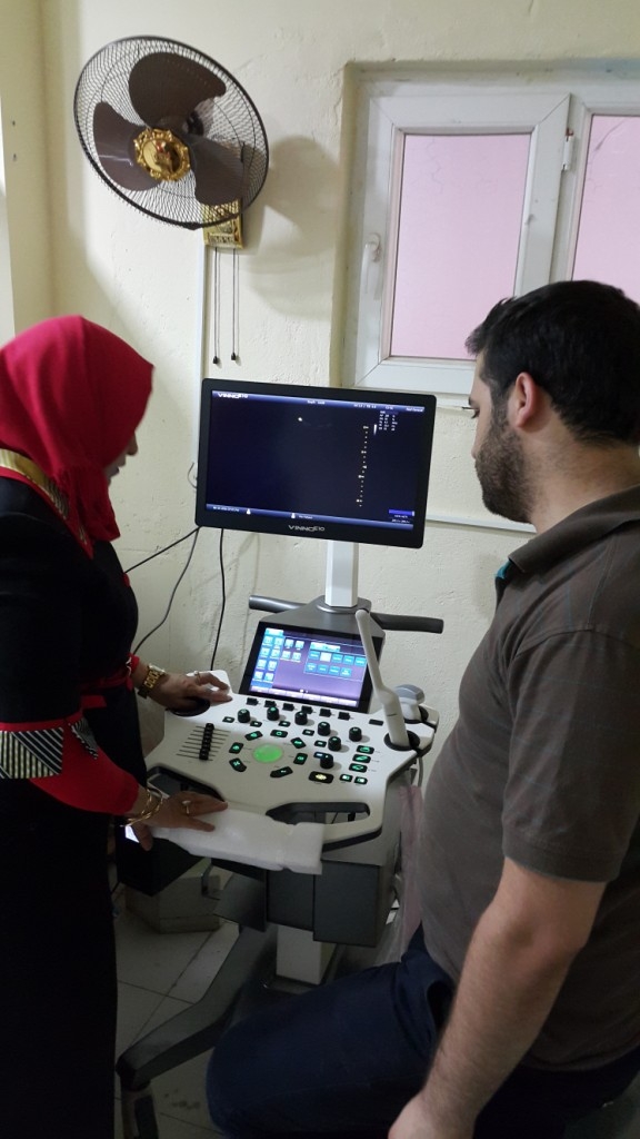 AL-MUBDAA Scientific Company in Dr. Jenan yosif  Ultrasound VINNO E-10