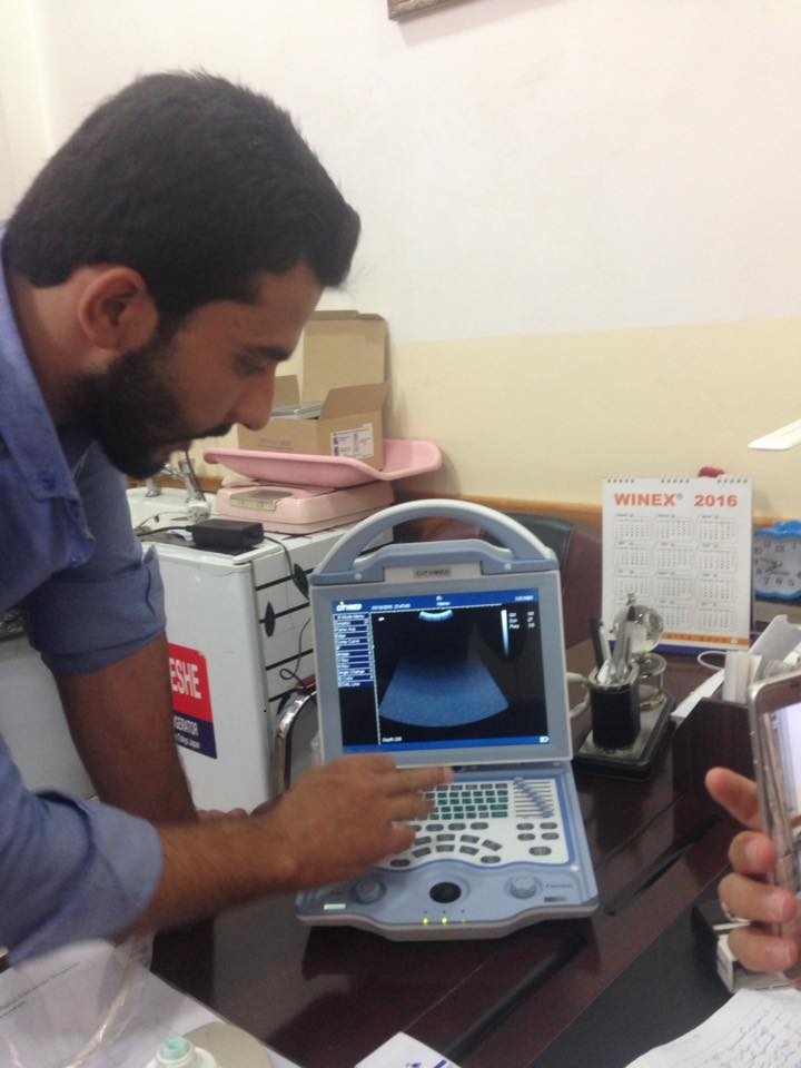 شركة المبدع العلمي في بغداد د. جعفر نصير الشناتي جهاز سونار US-12