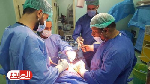 انقاذ طفل في مستشفى الجملة العصبية أصيب برصاصة طائشة تسببت بشلل الأطراف وفقدان الوعي