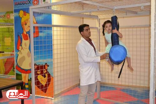 افتتاح عيادة الشلل الدماغي في مستشفى الامام الصادق في بابل